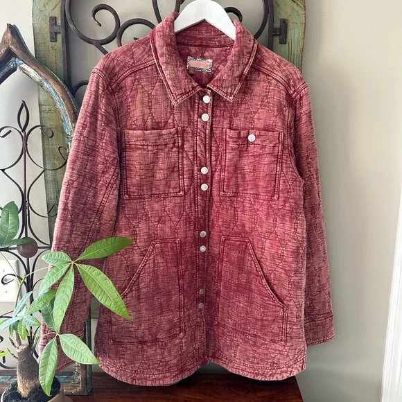 ☀️ ANTHROPOLOGY PILCRO The Fielder Quilted Shirt Jacket - Picture 2 of 14